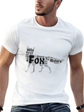 Black Fox Nature Graphic T-Shirt
