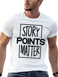 Story Points Matter Black T-Shirt