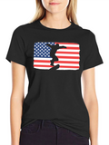 USA Skateboarder Graphic T-Shirt