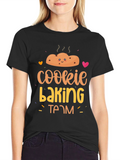 Cookie Baking Team Black T-Shirt