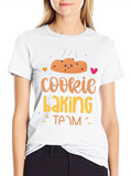 Cookie Baking Team Black T-Shirt