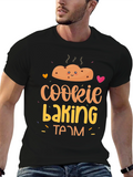 Cookie Baking Team Black T-Shirt