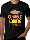 Cookie Baking Team Black T-Shirt