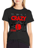 Crazy Archery Mom T-Shirt - Black