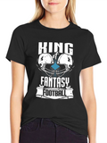 King of Fantasy Football Graphic T-Shirt