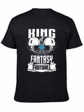 King of Fantasy Football Graphic T-Shirt