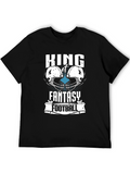 King of Fantasy Football Graphic T-Shirt
