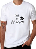 Girls Best Friend Dog Paw T-Shirt
