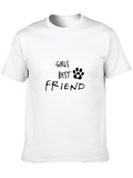 Girls Best Friend Dog Paw T-Shirt