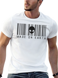 Made on Earth Alien Barcode T-Shirt