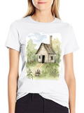 Cabin & Dog Graphic Tee