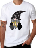 Whimsical Gnome Holding a Star T-Shirt