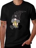 Whimsical Gnome Holding a Star T-Shirt