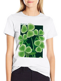 Clover Graphic Black T-Shirt