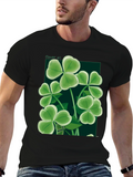 Clover Graphic Black T-Shirt