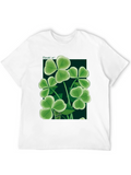 Clover Graphic Black T-Shirt