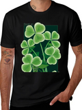 Clover Graphic Black T-Shirt