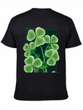 Clover Graphic Black T-Shirt