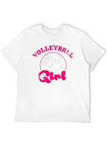 Volleyball Girl Graphic T-Shirt