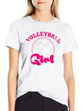 Volleyball Girl Graphic T-Shirt