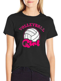 Volleyball Girl Graphic T-Shirt