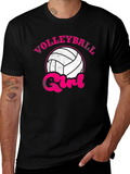 Volleyball Girl Graphic T-Shirt