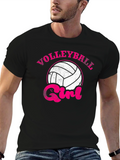 Volleyball Girl Graphic T-Shirt