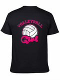 Volleyball Girl Graphic T-Shirt