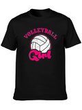 Volleyball Girl Graphic T-Shirt