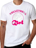 Volleyball Girl Graphic T-Shirt