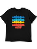 Miami Skyline T-Shirt - Cityscape Graphic Tee