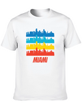 Miami Skyline T-Shirt - Cityscape Graphic Tee