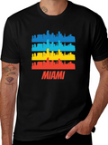 Miami Skyline T-Shirt - Cityscape Graphic Tee