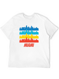Miami Skyline T-Shirt - Cityscape Graphic Tee