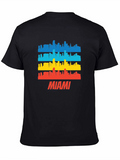 Miami Skyline T-Shirt - Cityscape Graphic Tee