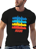 Miami Skyline T-Shirt - Cityscape Graphic Tee