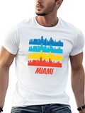 Miami Skyline T-Shirt - Cityscape Graphic Tee