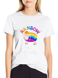 Rainbow Sheep T-Shirt: Unique Family Pride Apparel