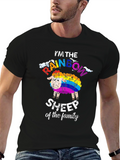 Rainbow Sheep T-Shirt: Unique Family Pride Apparel