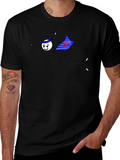 Superhero Stick Figure Graphic Tee
