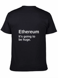 Ethereum Cryptocurrency Black T-Shirt