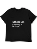 Ethereum Cryptocurrency Black T-Shirt