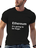 Ethereum Cryptocurrency Black T-Shirt