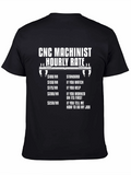 CNC Machinist Hourly Rate T-Shirt