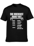 CNC Machinist Hourly Rate T-Shirt
