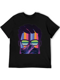 Retro Wave Graphic Tee - Modern Style