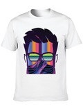 Retro Wave Graphic Tee - Modern Style