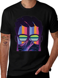 Retro Wave Graphic Tee - Modern Style
