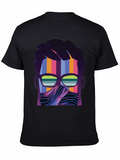 Retro Wave Graphic Tee - Modern Style