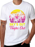 Skys Out Thighs Out Graphic Tee